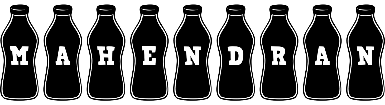 Mahendran bottle logo