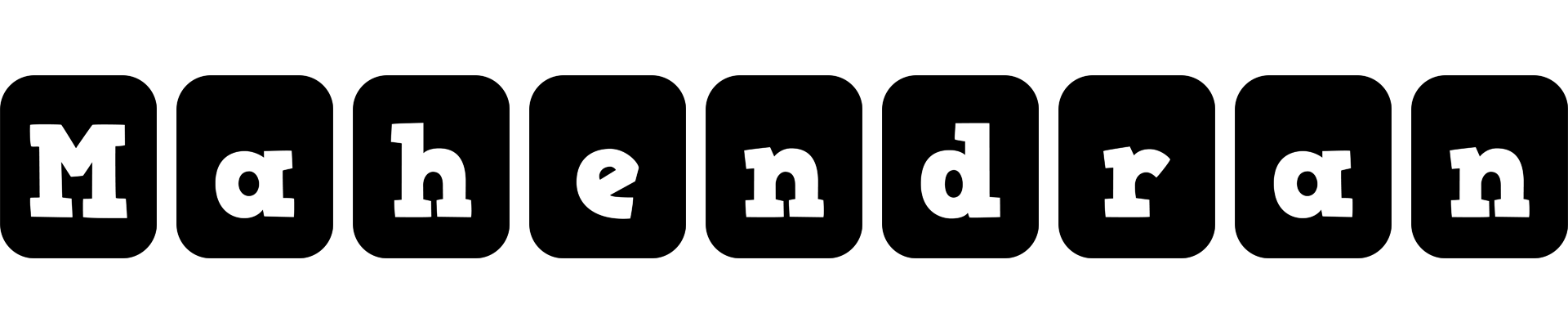 Mahendran box logo