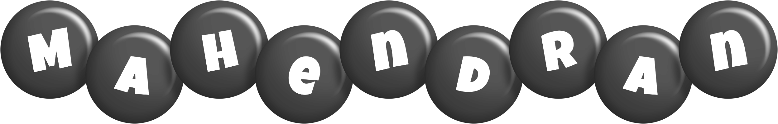 Mahendran candy-black logo