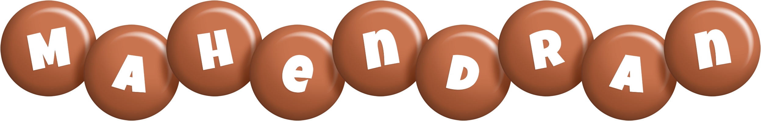 Mahendran candy-brown logo