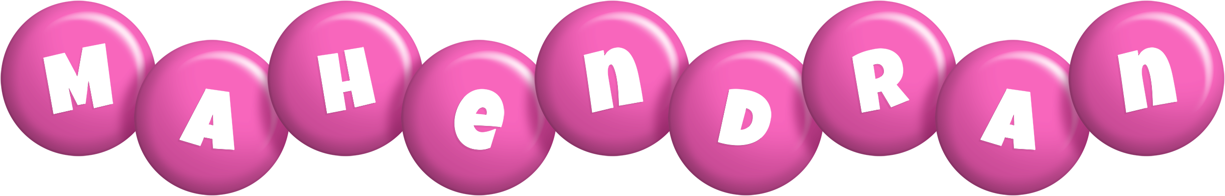 Mahendran candy-pink logo