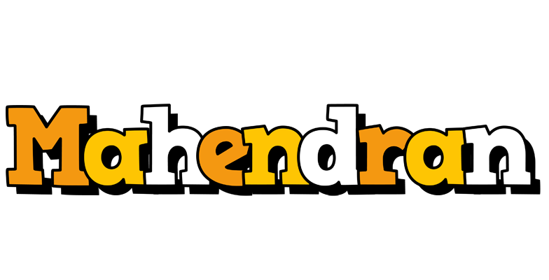 Mahendran cartoon logo