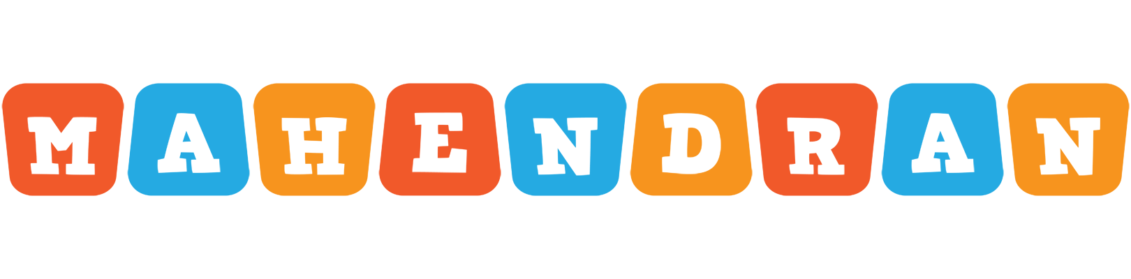Mahendran comics logo