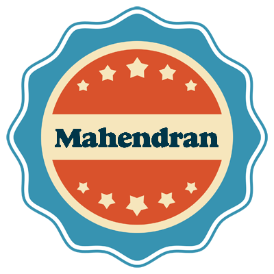 Mahendran labels logo