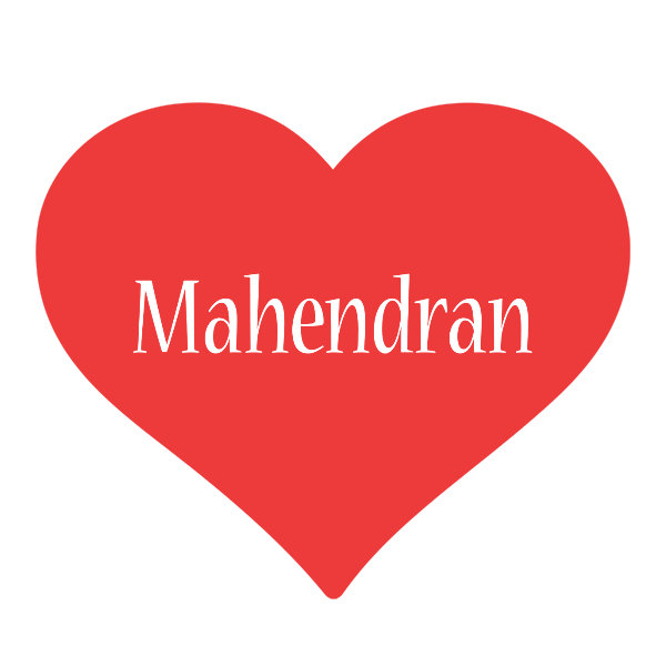 Mahendran love logo