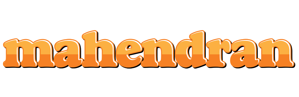 Mahendran orange logo