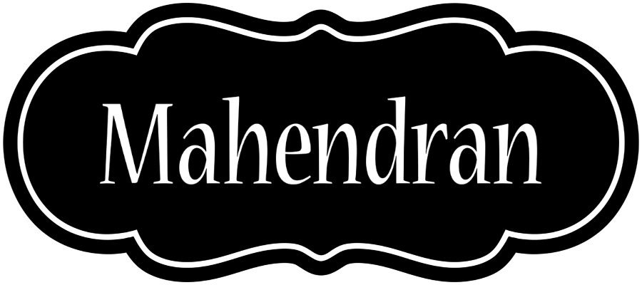 Mahendran welcome logo