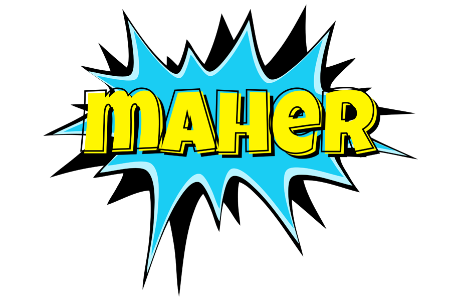 Maher amazing logo