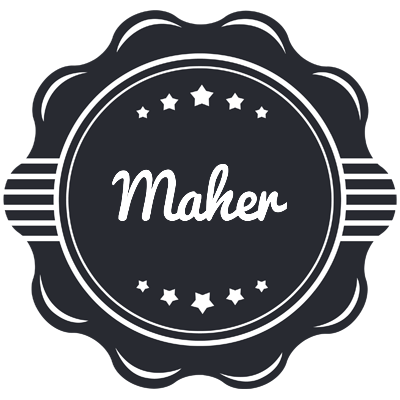 Maher badge logo