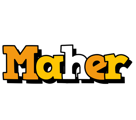 Maher cartoon logo