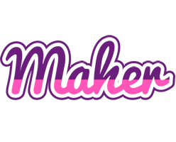 Maher cheerful logo