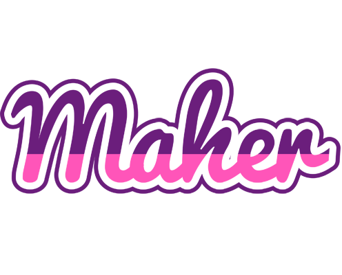 Maher cheerful logo