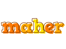Maher desert logo