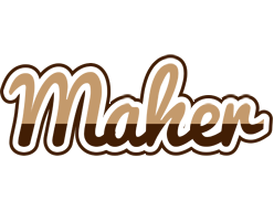 Maher exclusive logo