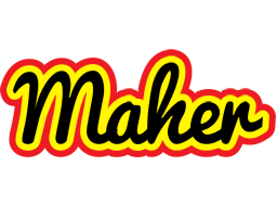 Maher flaming logo