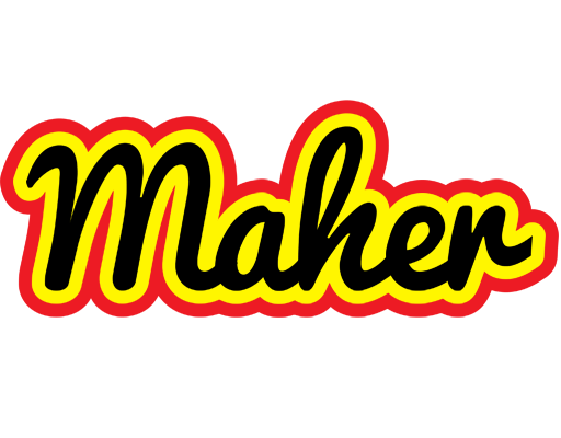 Maher flaming logo