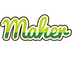 Maher golfing logo