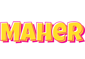 Maher kaboom logo