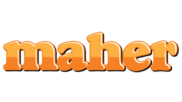 Maher orange logo