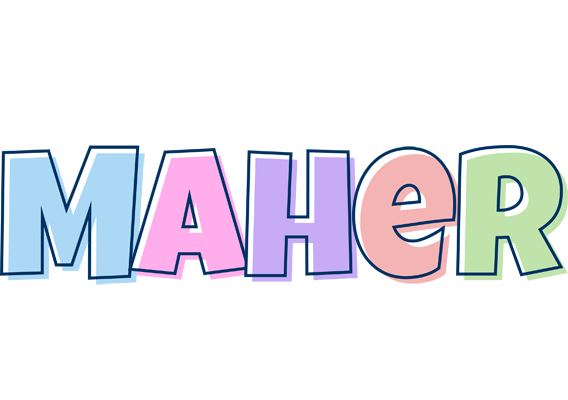 Maher pastel logo