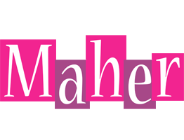 Maher whine logo