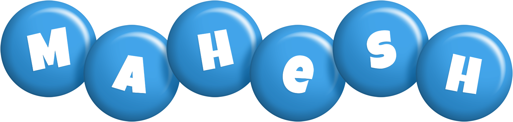 Mahesh candy-blue logo