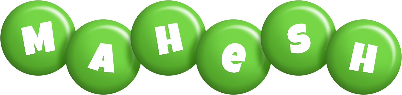 Mahesh candy-green logo