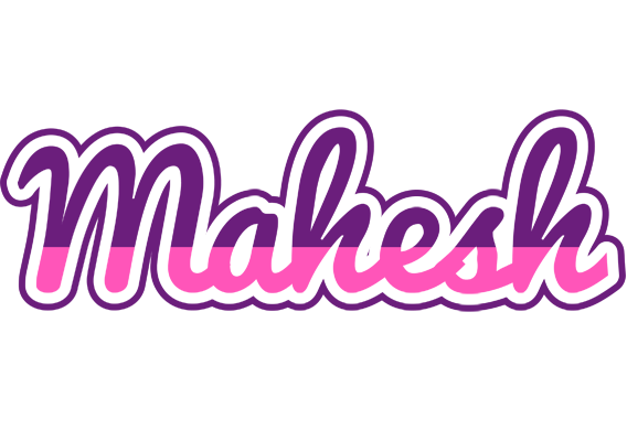 Mahesh cheerful logo