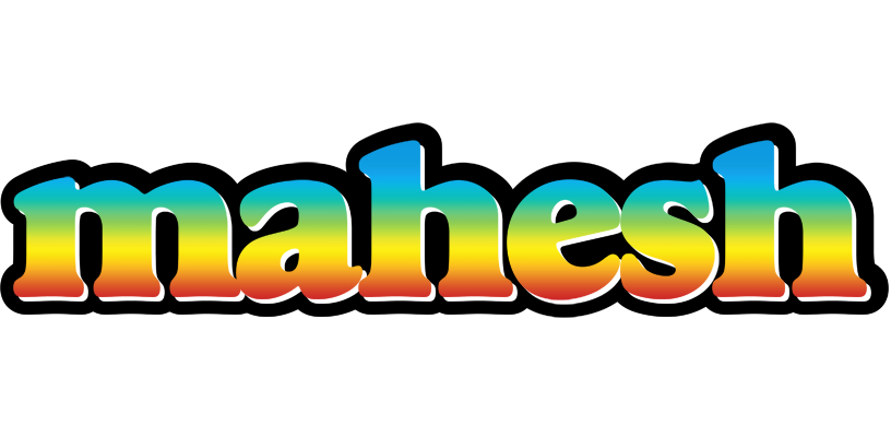 Mahesh color logo