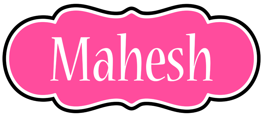 Mahesh invitation logo