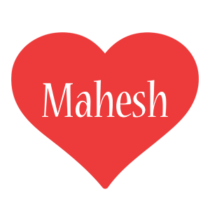 Mahesh love logo