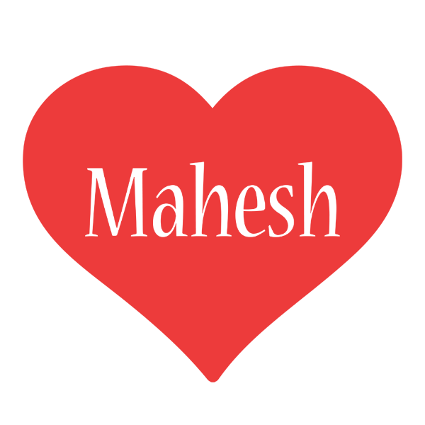 Mahesh love logo