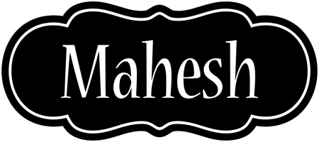 Mahesh welcome logo