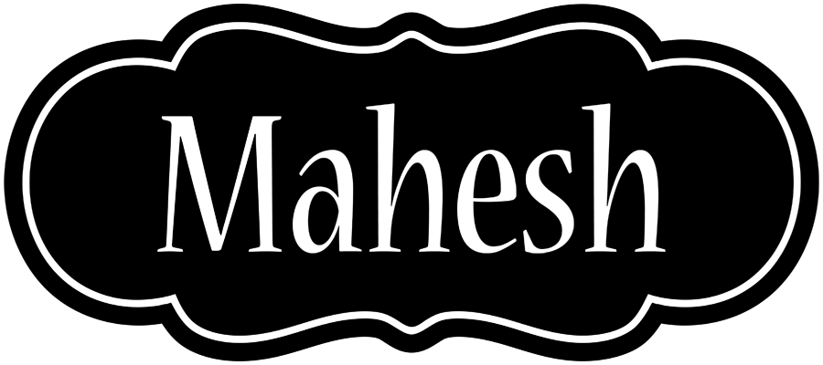 Mahesh welcome logo
