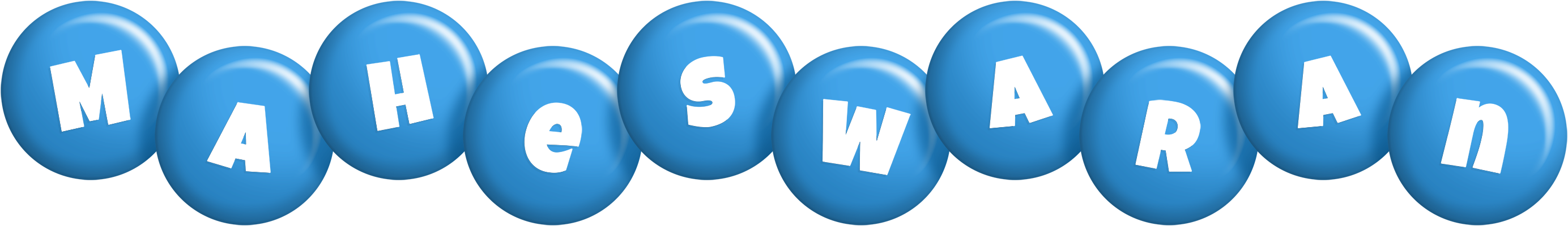 Maheswaran candy-blue logo
