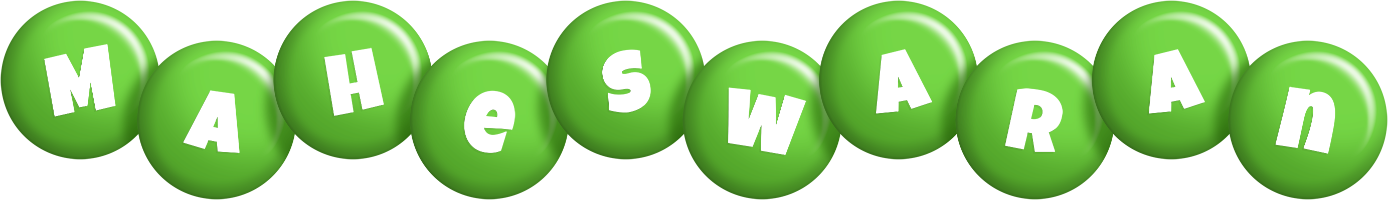Maheswaran candy-green logo