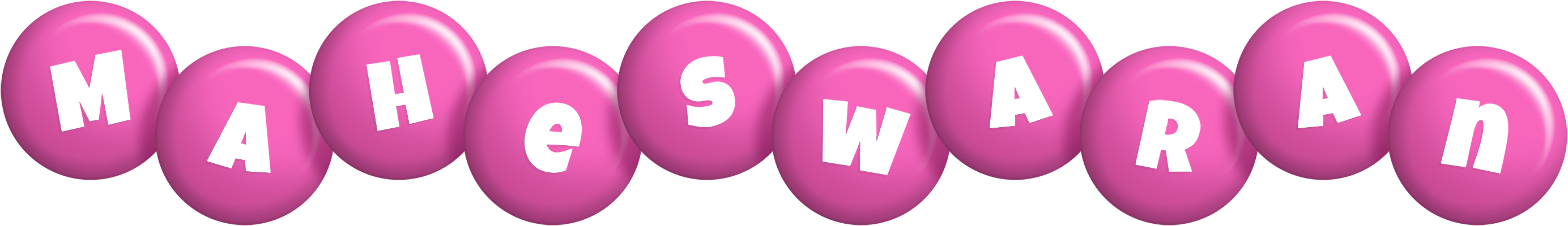 Maheswaran candy-pink logo