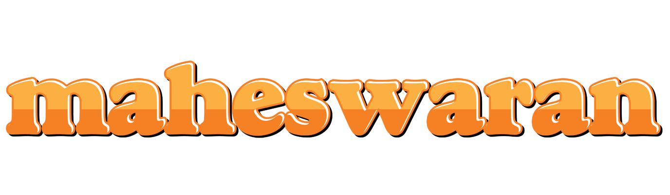 Maheswaran orange logo