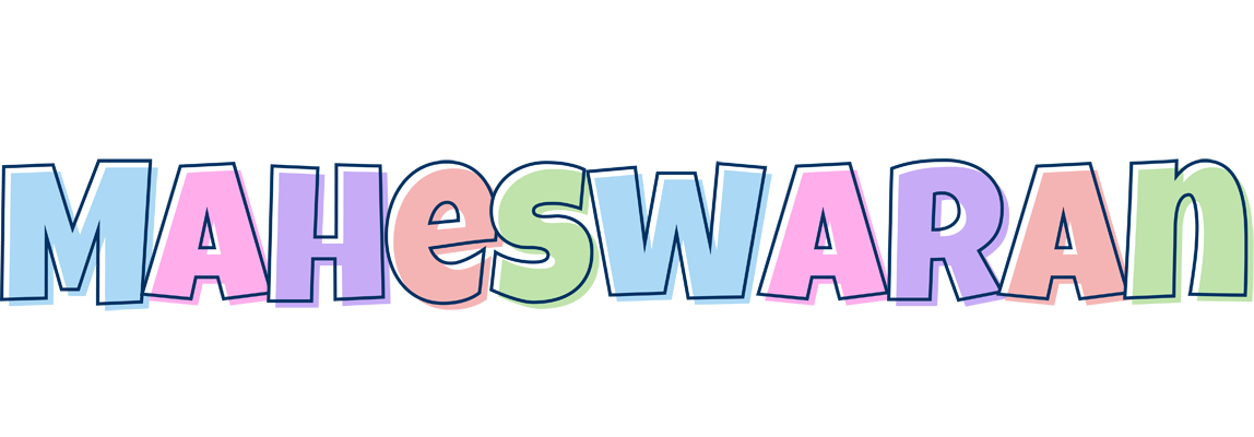 Maheswaran pastel logo