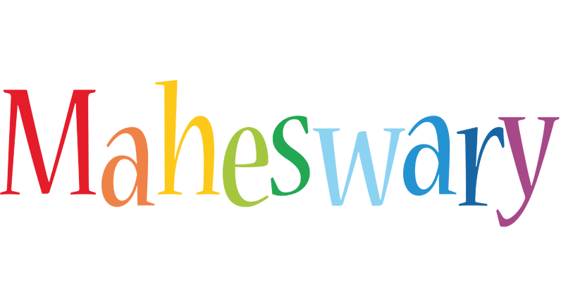 Maheswary birthday logo