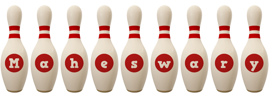 Maheswary bowling-pin logo