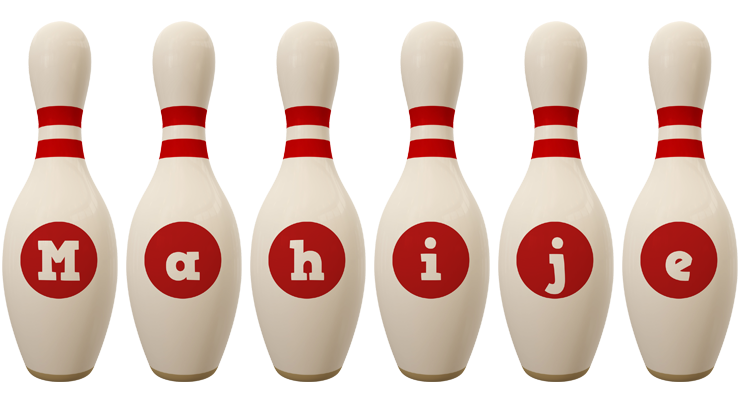 Mahije bowling-pin logo