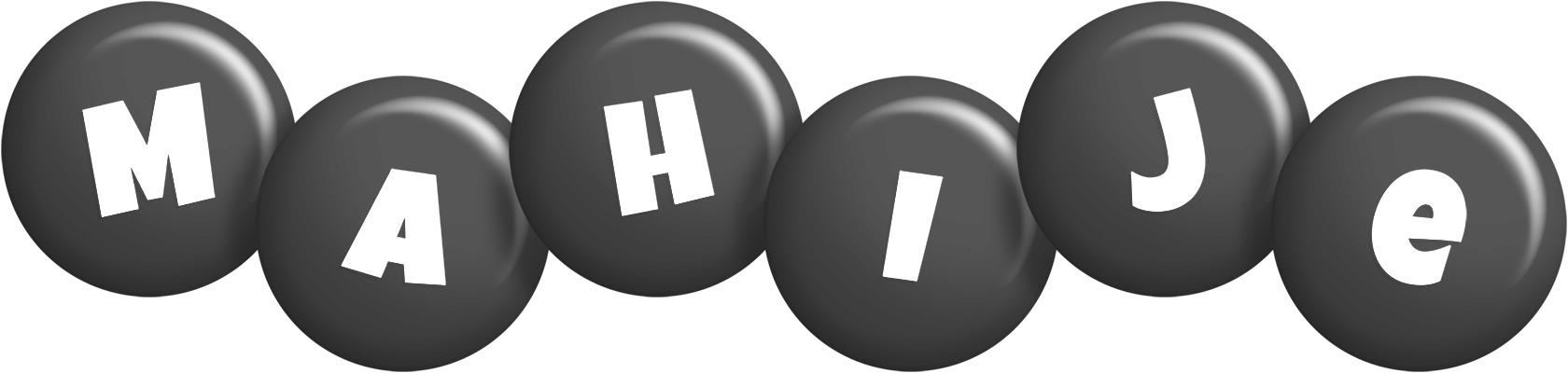 Mahije candy-black logo