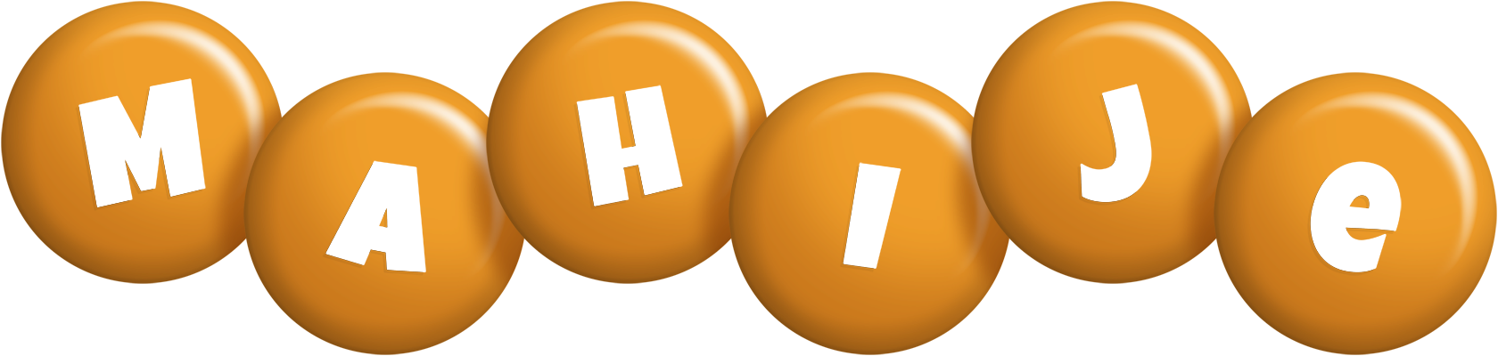Mahije candy-orange logo