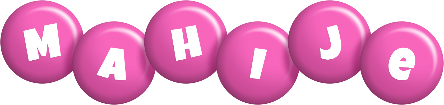 Mahije candy-pink logo