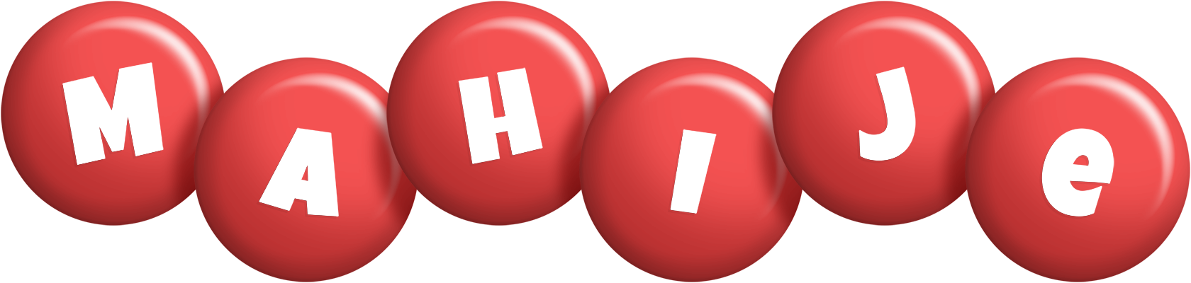 Mahije candy-red logo