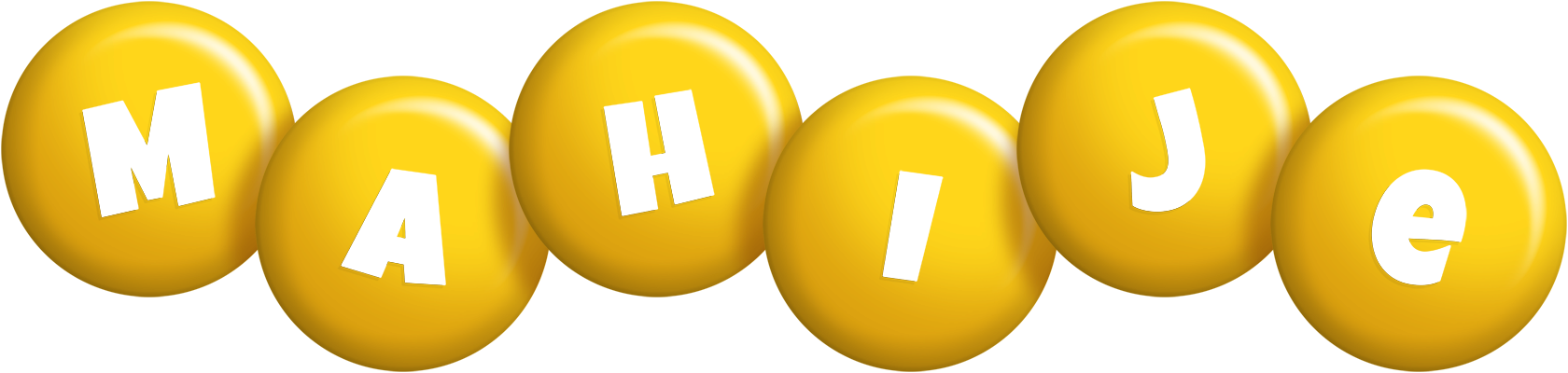 Mahije candy-yellow logo