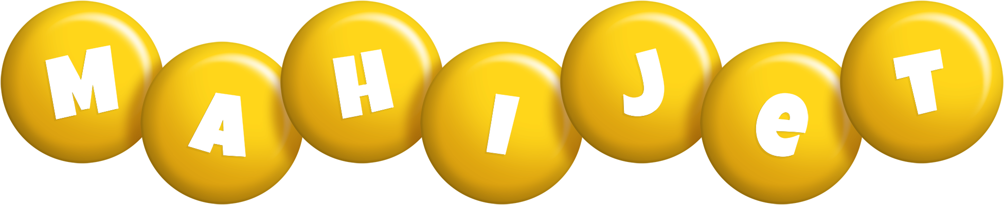 Mahijet candy-yellow logo