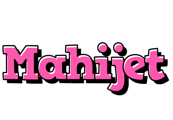 Mahijet girlish logo
