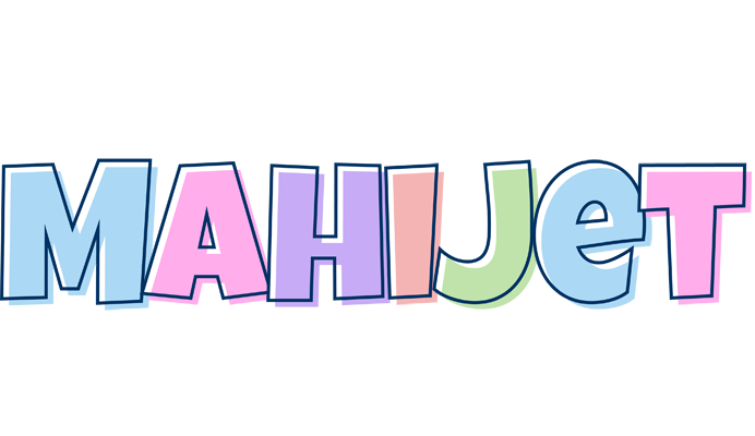 Mahijet pastel logo